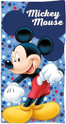 Disney Mickey Kids Beach Towel Blue Mickey 140x...
