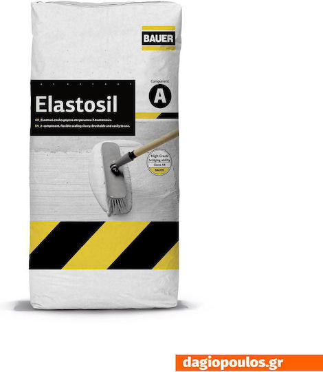 Bauer Elastosil Τσιμεντοειδές Στεγανωτικό 2 Συστατικών 16kg Λευκό