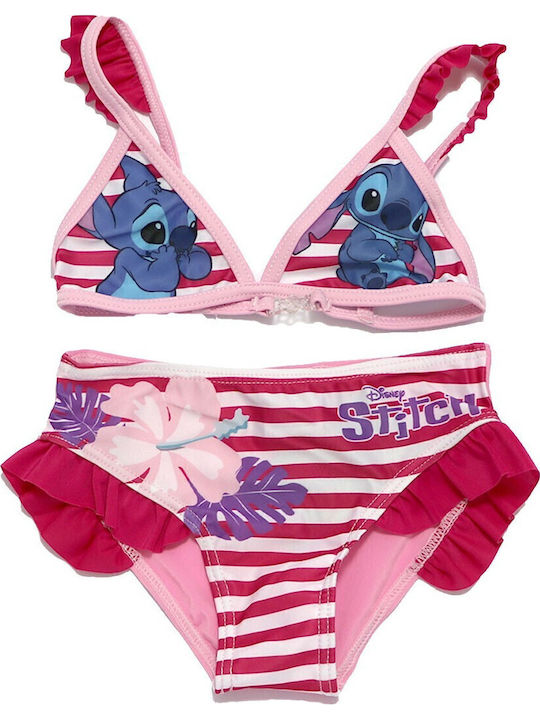 Disney Lilo & Stitch Costum de baie pentru copii Bikini Light Pink