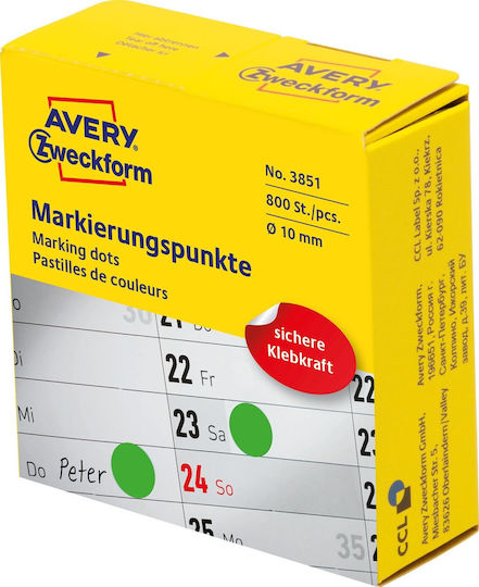 Avery Selbstklebende A4-Etiketten Zweckform 10mm