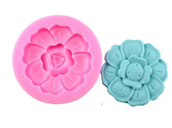 Silicone Flower Mold 8x8x1.8cm