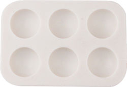 Silikonform zum Erstellen von Perlen 9,4x6,6x1,4cm