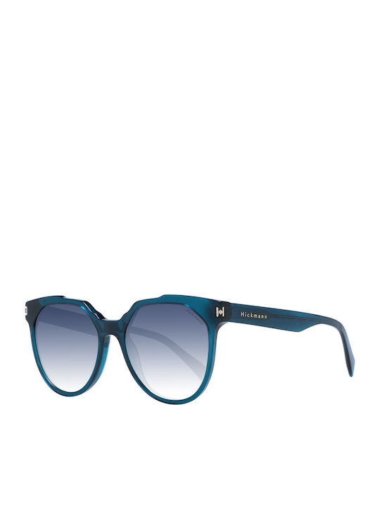 Ana Hickmann Women's Sunglasses with Blue Plastic Frame and Blue Gradient Lens HI9171 T01