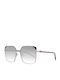 Ana Hickmann Women's Sunglasses with Gold Metallic Frame and Grey Gradient Lenses HI3167 05A