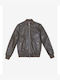 Leather Jacket Olive Green