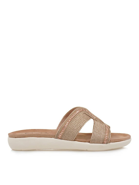 Exe Women's Flat Sandals in Pink Color