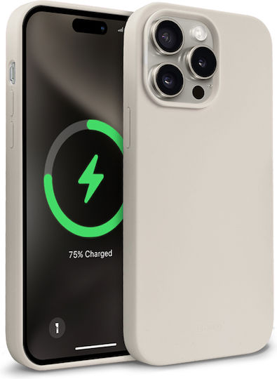 Crong Color Back Cover Σιλικόνης Γκρι (iPhone 15 Pro Max)