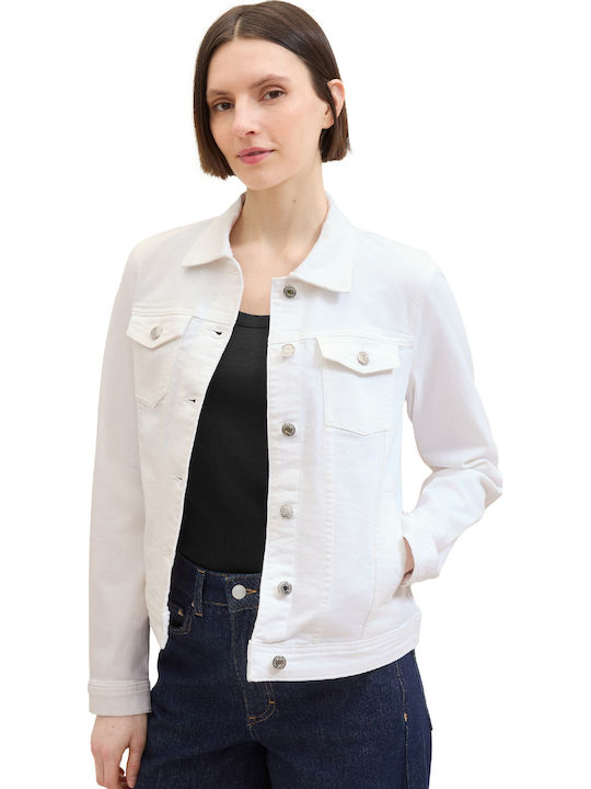 Κοντό Γυναικείο Τζιν Μπουφάν Colored Denim Jacket