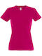 Sol's Imperial Women's Short Sleeve Promotional T-Shirt Fuchsia