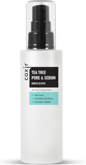 Coxir Tea Tree Pore & Sebum Emulsion Gesicht mit Centella Asiatica 100ml