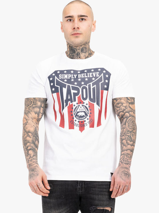 T-shirt White/navy/red