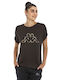 Kappa Brons Women's T-shirt Black