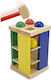 Melissa & Doug Jucărie cu Ciocan Tower Hammer din Lemn cu Sunete pentru 24++ Luni