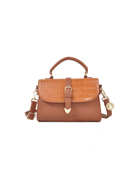 Pierre Loues Damen Tasche Hand Tabac Braun