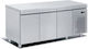 Inoxcon Edelstahl Kühltisch mit Schublade und Kühlaggregat L218xB80xH86cm