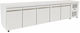 Inoxcon Английски превод: Stainless Steel Refrigerator Counter with Drawer and Cooling Machine L331xW80xH86см