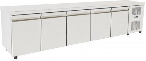 Inoxcon Английски превод: Stainless Steel Refrigerator Counter with Drawer and Cooling Machine L331xW80xH86см