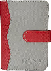 Polo Agendă de Piele Organizator Roșu