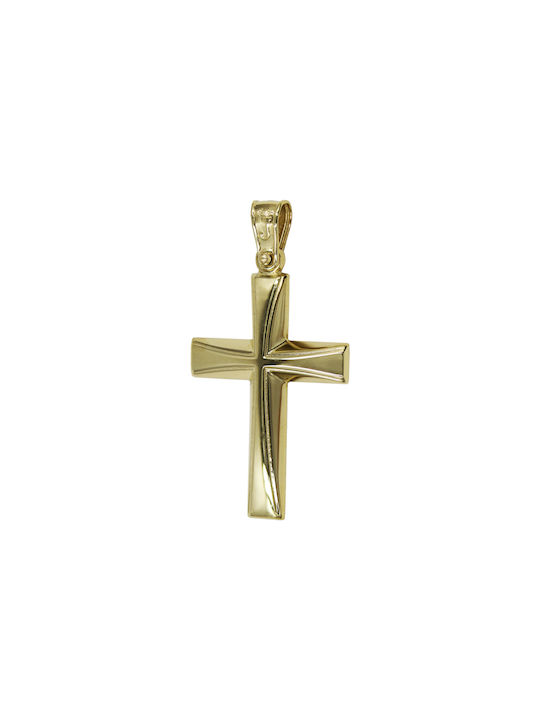 Men's Gold Cross 14k St1702