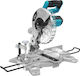 Dedra Miter Saw Battery with Cutting Disc Diameter 210mm, Laser Guide & Cutting Speed 3300rpm