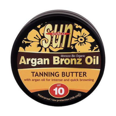 Vivaco Sun Argan Bronz Gerbbutter Sonnenschutzmittel Öl SPF10 200ml