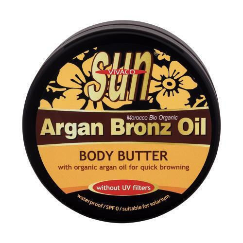 Vivaco Sun Argan Bronz Butter Αδιάβροχο Μαυρίσματος Σώματος 200ml