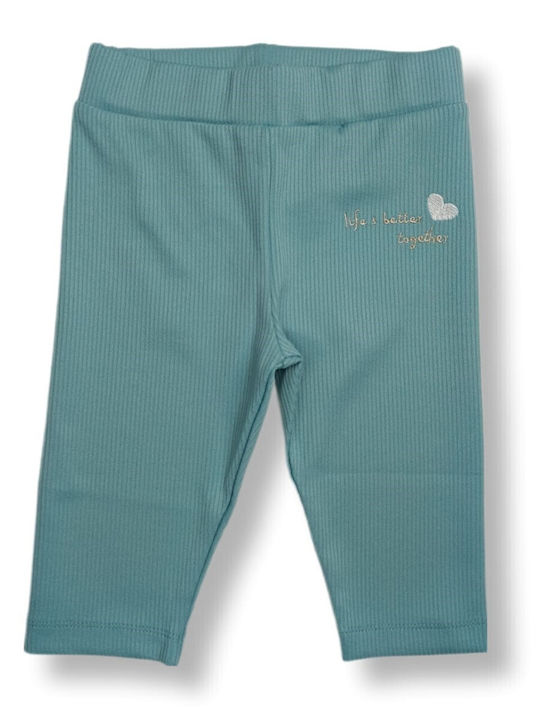 Trendy Shop Kids Capri Legging Turquoise