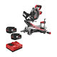 Skil 20V Battery Miter Saw Sliding with Laser Cutting Guide and 216mm Disc Diameter 2x5Ah