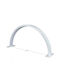 Lampă de masă cu LED, ajustare de culoare, formă de semilună, alb, 75cm