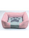 Animal Sofa Dog Bed Red 100x88cm