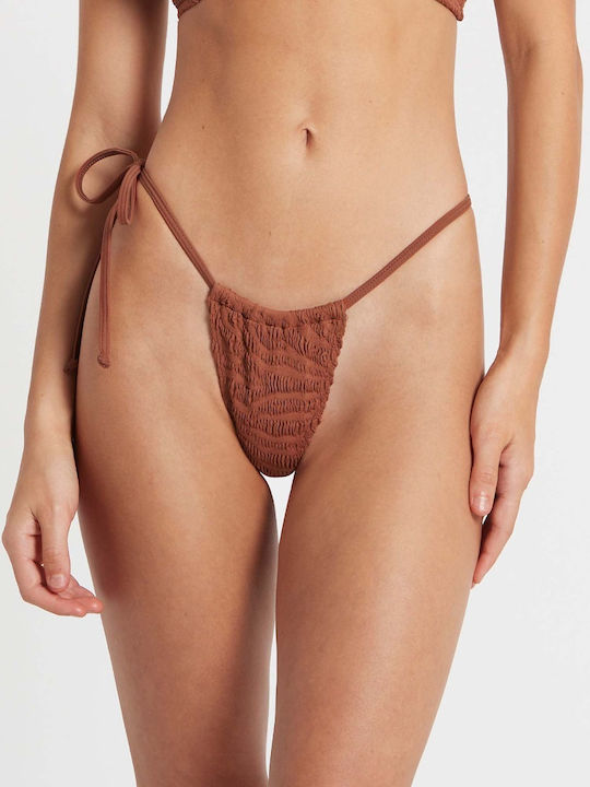 Bond-Eye Bikini Slip Brown