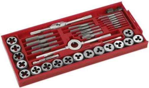 Kreator KRT001140 Tap & Die Sets with Tap Wrench 10x1.5mm 40pcs