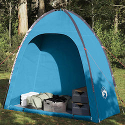 vidaXL Camping Tent Blue 3 Seasons for 1 People 198x85x191cm