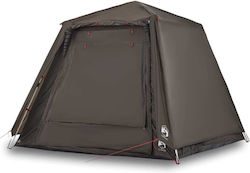 vidaXL Camping Tent Igloo Brown with Double Cloth for 4 People 260x260x211cm