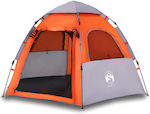 vidaXL Σκηνή Camping Πορτοκαλί για 4 Άτομα 260x217x150εκ.
