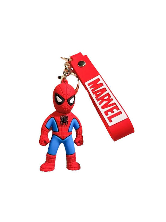 Silikon 3D Spiderman Schlüsselanhänger 7cm 78441