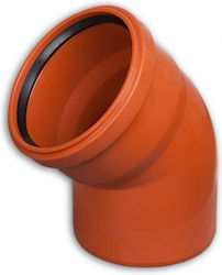 Wavin Pipe Elbow Fitting PVC 160mm 3262321900