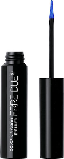 Erre Due Waterproof Liner Eye Liner Albastru Flamingo 3.5ml