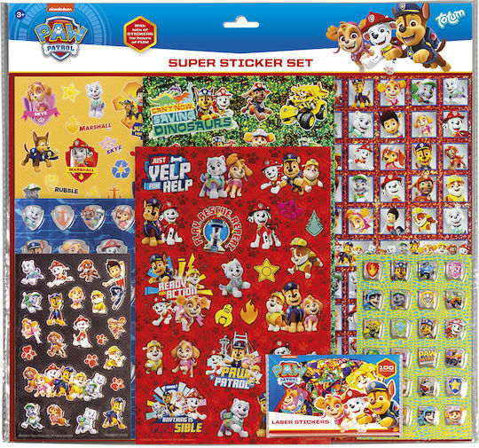 Totum Αυτοκόλλητα Paw Patrol για Παιδιά 3+ Ετών