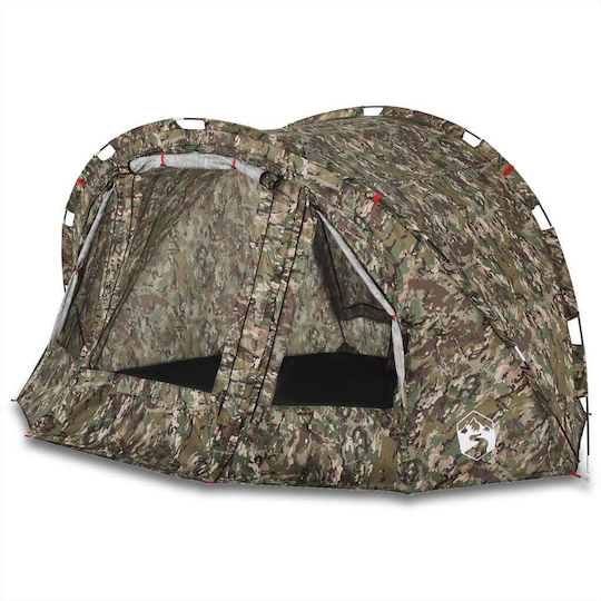 vidaXL Fishing Igloo Green for 4 People 298x236x152cm