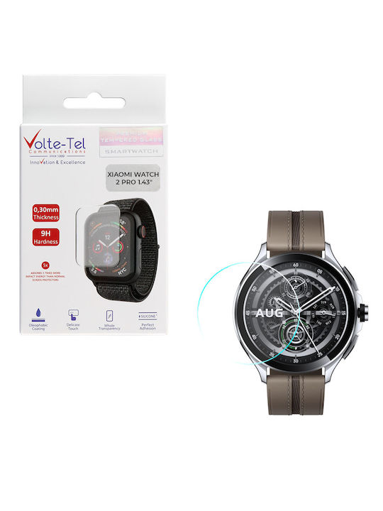 Volte-Tel Full Face Tempered Glass για το Xiaomi Watch 2 Pro 1τμχ 8364020