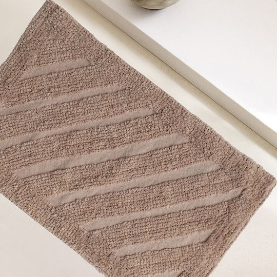 Melinen Πατάκι Μπάνιου Βαμβακερό 20003561 Beige 40x60εκ.