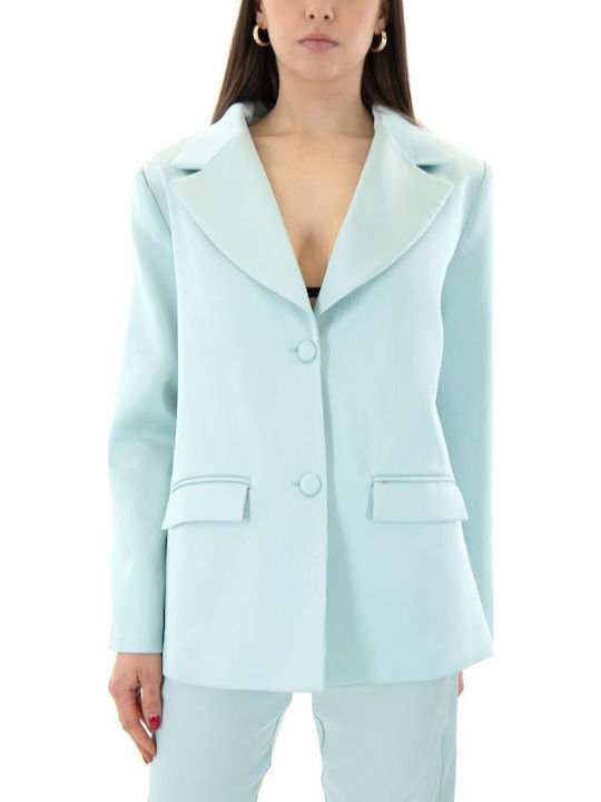 Jagged n Beau Blazer pentru femei Încrucișat Sacou Verde