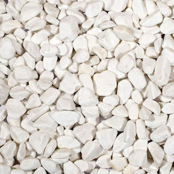 Weißer Kieselstein 3-6cm Bundle 18-20kg