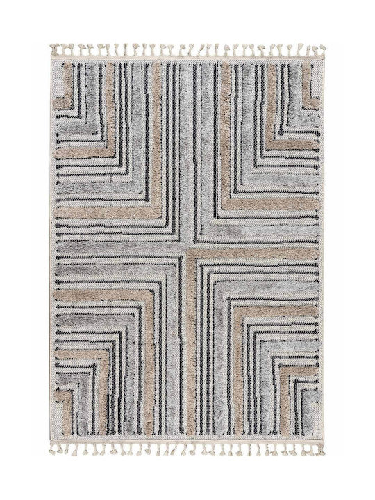 Madi Cables Rectangular Rug Beige