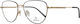 Rodenstock Weiblich Metallisch Brillenrahmen Katzenauge aus Titan Schwarz R7104 A