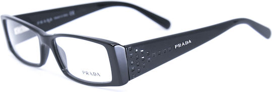 Prada Дамски Ацетатен Черен Рамки за очила PRVPR14 VPR14I