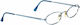 Vogue Kids Metal Prescription Eyeglass Frame Blue VO3321 595