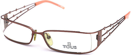 Tous Metal Eyeglass Frame Pink VTO210S 0199