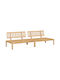 Baumsessel-Sofa Außenbereich aus Paletten 120x80cm